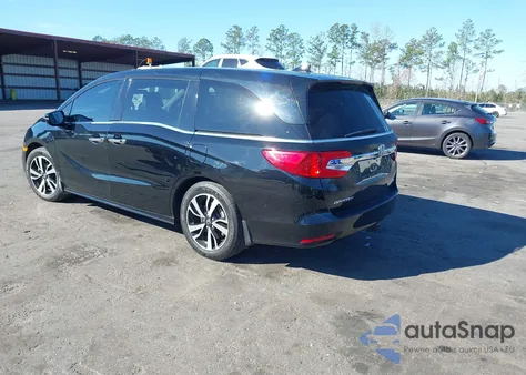 2018 Honda Odyssey Elite из США, поврежденный, VIN 5FNRL6H93JB099730